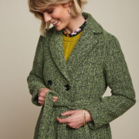 Robin Coat Boucle closeup
