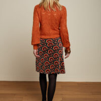 Border Skirt Patchouli back