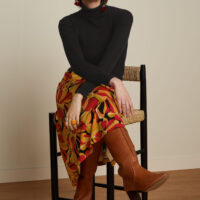 Rib Rollneck Top Club