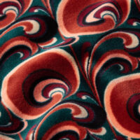 Border Skirt Patchouli fabric