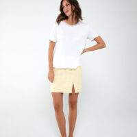 Florine White SS Top front