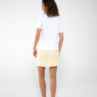 Florine White SS Top back