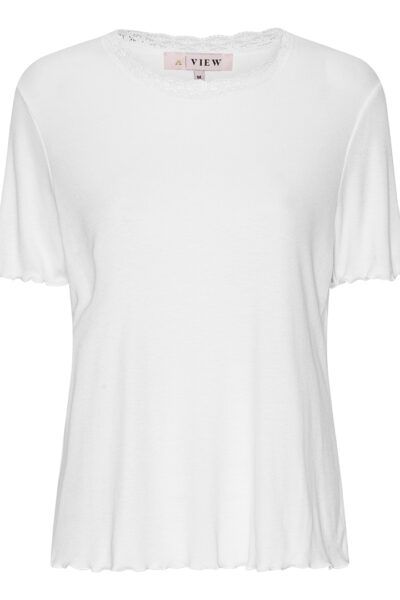 Florine White SS Top item front
