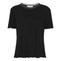 Florine Black SS Top item front