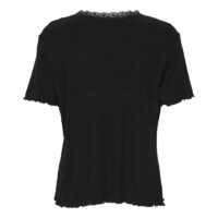 Florine Black SS Top item back