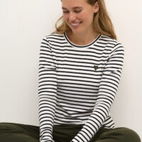 KAliddy Black Stripe T-shirt closeup