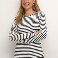 KAliddy Black Stripe T-shirt front