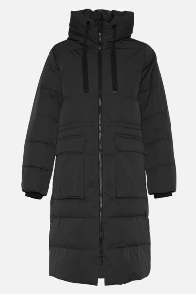 Pavine Black Down Zip Jacket item front