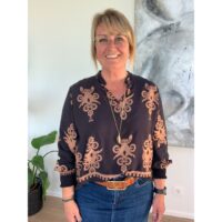 Black Pattern Shirt