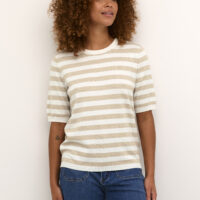 KAmilo Chalk/Sand SS Knit front