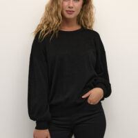 KAregina O-neck Black Knit front