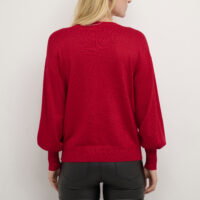 KAregina O-neck Red Knit back