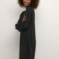 KAregina Black Lurex Knit Dress front