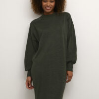 KAregina Green Lurex Knit Dress front