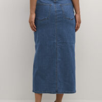 KAsinem Medium Blue Denim Skirt back