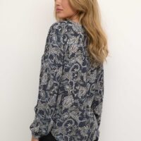 KAamber Midnight Paisley Bluse back