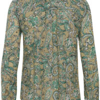 KAamber Green Paisley Bluse item back