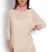 Lang Strik m/Turtleneck