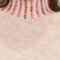 Lang Strik m/Turtleneck collar