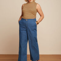 Lisa Culotte Chambray front 2