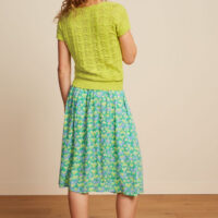 Boatneck Cress Yellow Top Scallop back