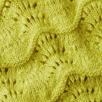Boatneck Cress Yellow Top Scallop fabric