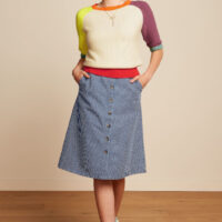 Mary Skirt Osei Stripe front