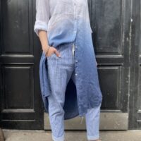 Sally Royal/White Stripe Pant