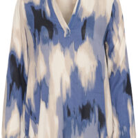KAbeathe Blue Print Blouse item front