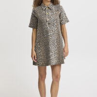 PXjannah Leo Print Dress