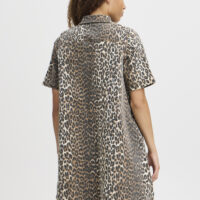 PXjannah Leo Print Dress back