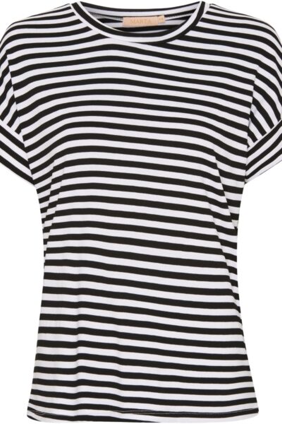 MdcLotte B/W Stripe Tee