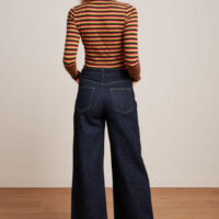 Rollneck Top Mimmi Stripe back