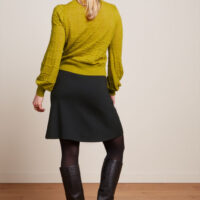 Border Skirt Milano Black back