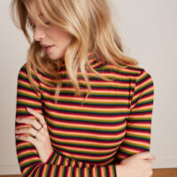 Rollneck Top Mimmi Stripe closeup