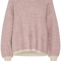 KAellery Feather Gray/ Rose Knit Pullover item front