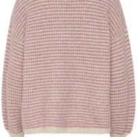 KAellery Feather Gray/ Rose Knit Pullover item back