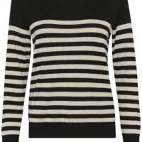 KAlizza Black/Feather Gray Stripe Pullover item front