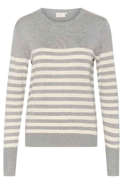 KAlizza Grey Melange/Turtledove Stripe Pullover item front