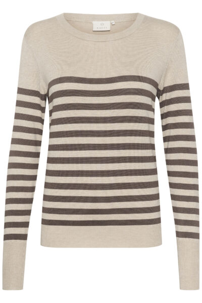 KAlizza Gray/Brown Stripe Pullover item front