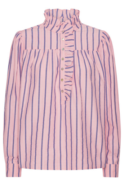 Ariana Stripe Shirt Pink item front