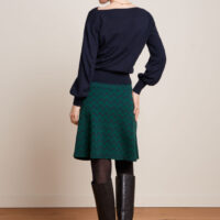 Border Skirt Duffy Jacquard back