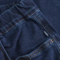 Piper Dark Denim Crop Pant frontpocket