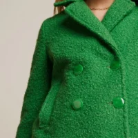 Patti Green Coat Memphis buttons