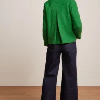 Patti Green Coat Memphis back