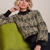 Jeanie Black Top Duchess front