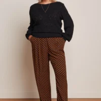 Erin Bell Black Top Orcia front