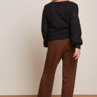 Erin Bell Black Top Orcia back
