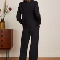 Verna Black Pants Uni Rodeo back