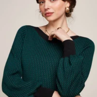 Audrey Antique Green Dress Teddy neckline